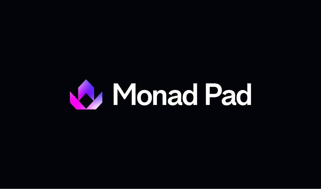 Monad Pad Gradient Logo on Black