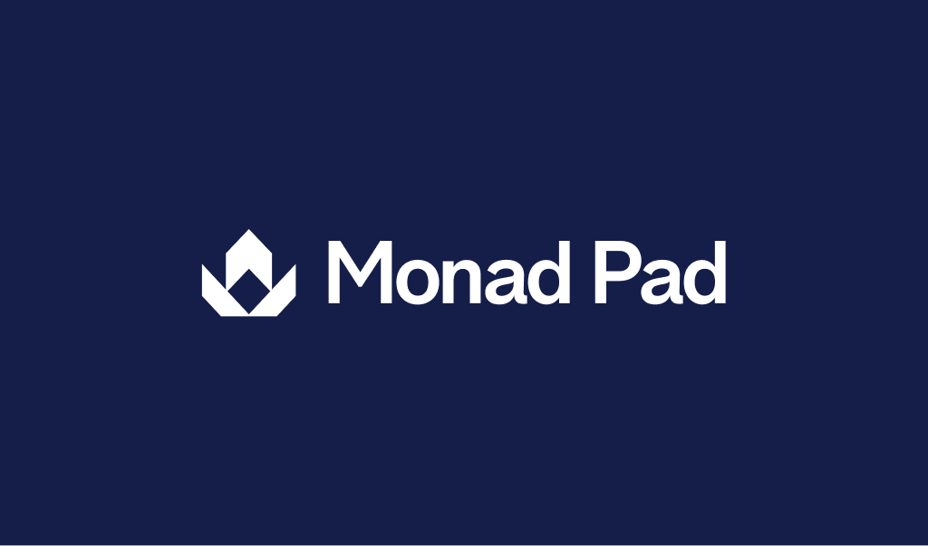 Monad Pad Gradient Logo on Black