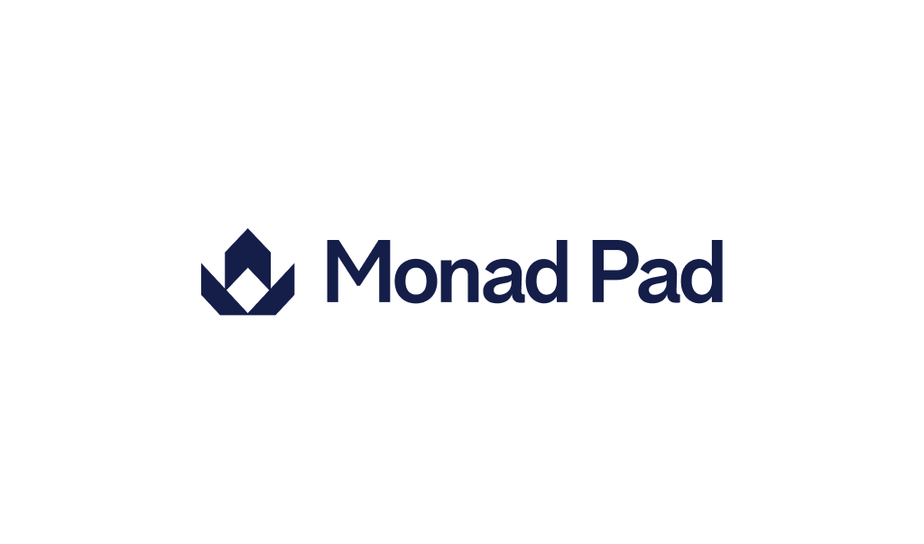 Monad Pad Gradient Logo on Black